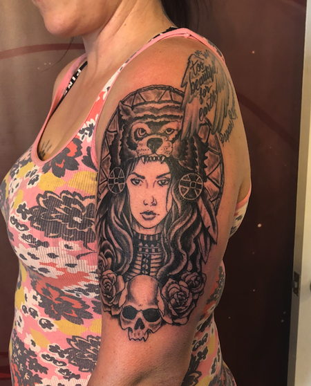 Tattoos - bear girl - 138956